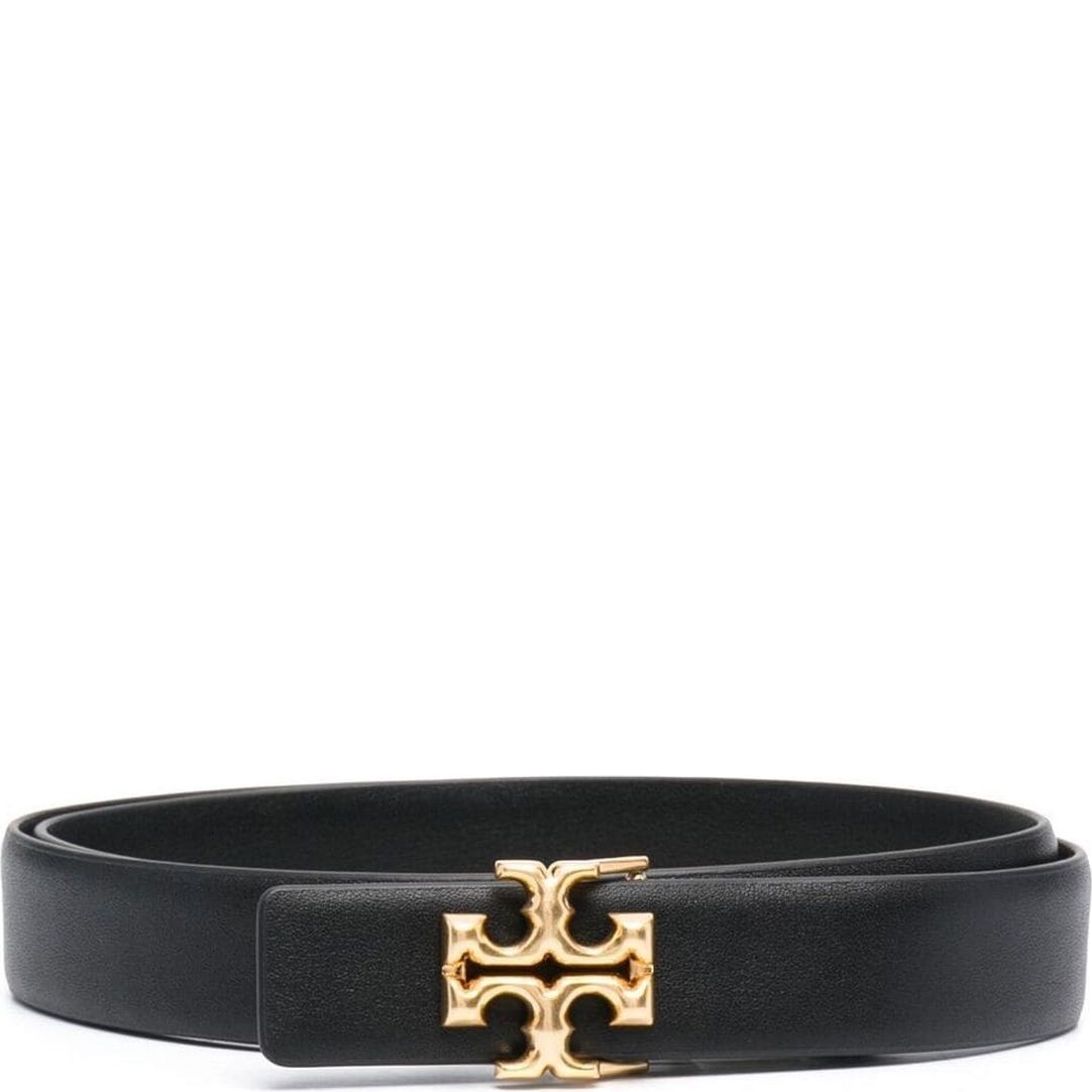 TORY BURCH Diržas moterims, Juoda, 1" eleanor belt 1