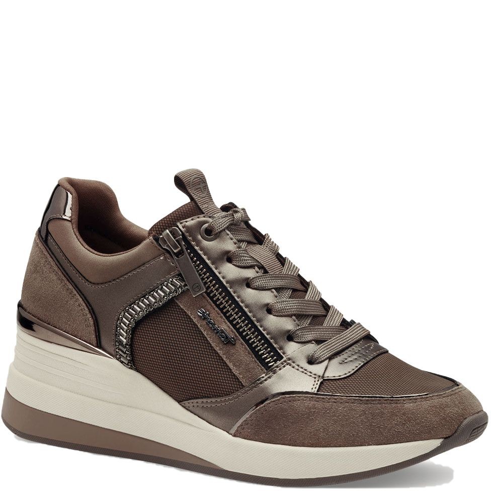 TAMARIS Laisvalaikio bateliai moterims, Smėlio, Sneaker low 1