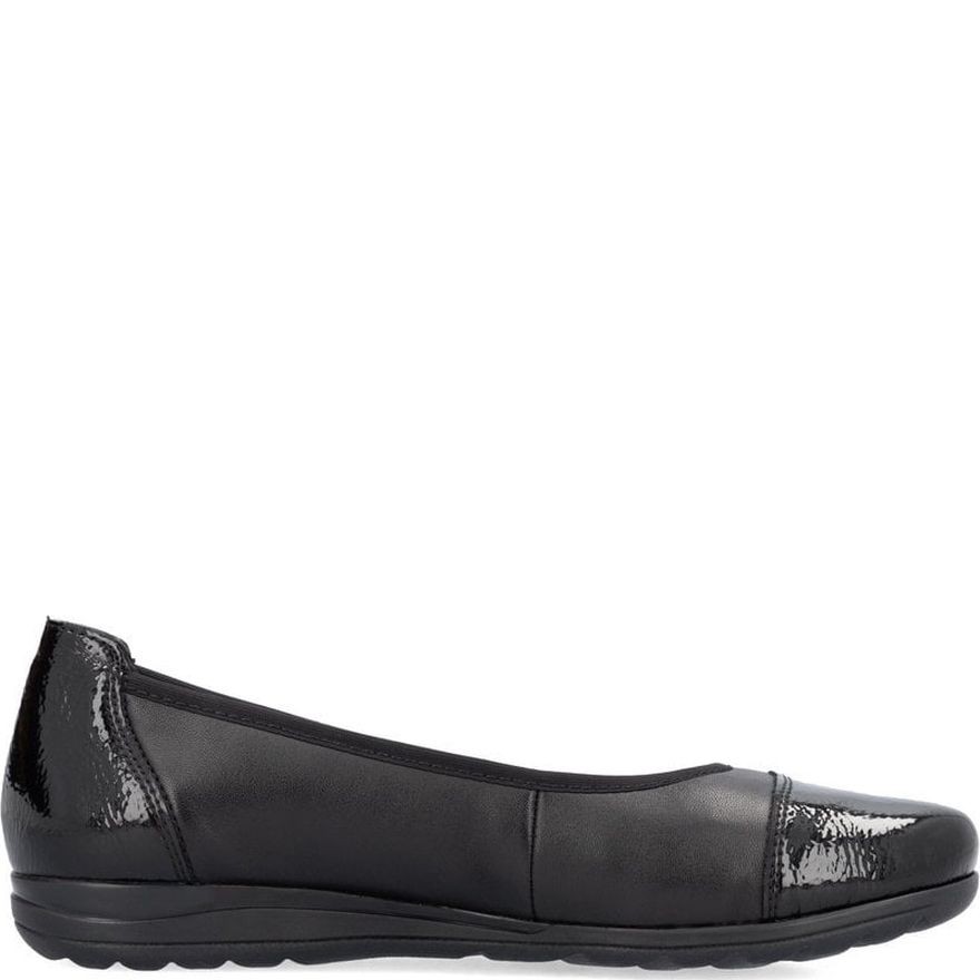 RIEKER Balerinos moterims, Juoda, Ladies shoes 3