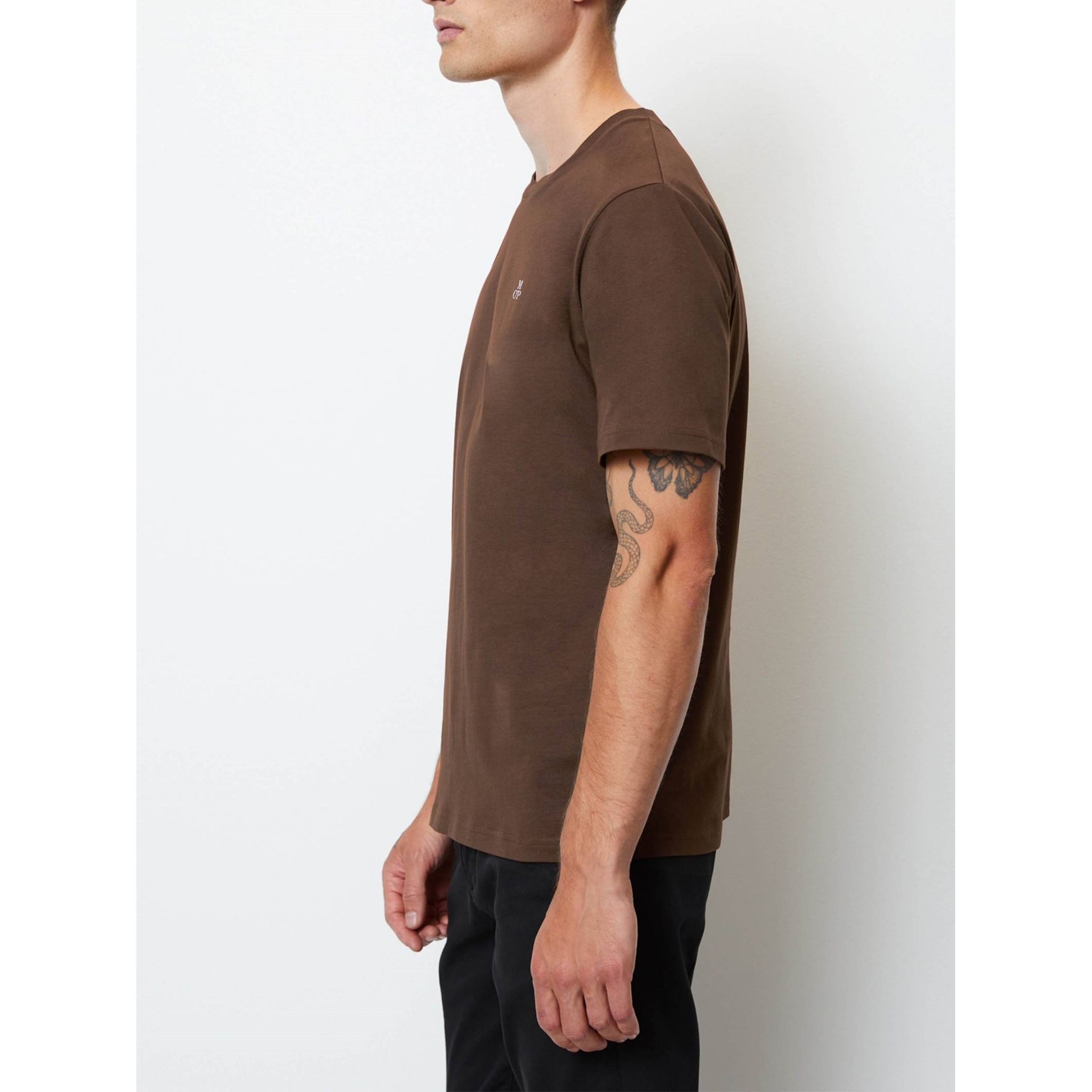 MARC O'POLO Marškinėliai vyrams, Ruda 4