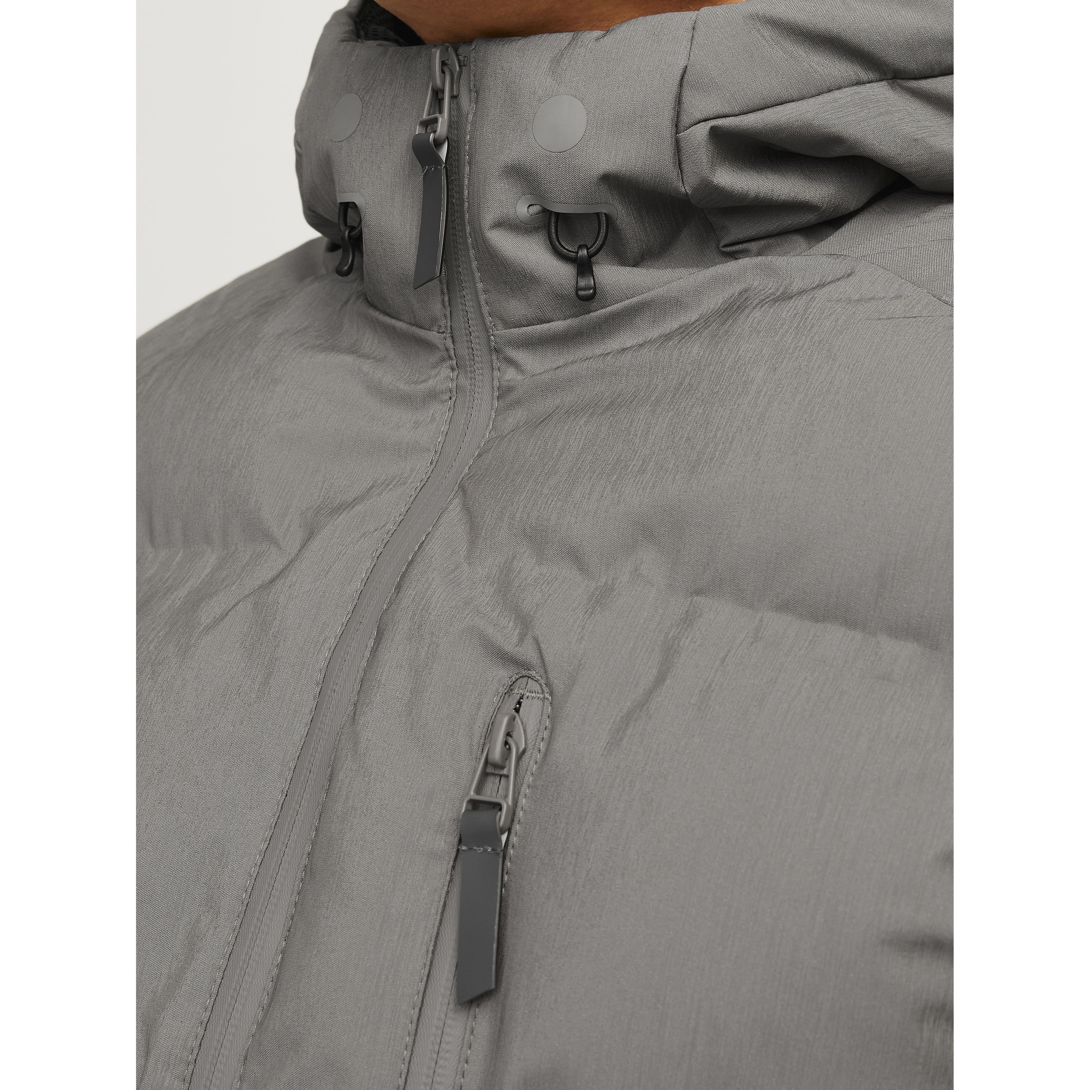 JACK & JONES Pūkinė striukė vyrams, Žalia, Sweep puffer 5