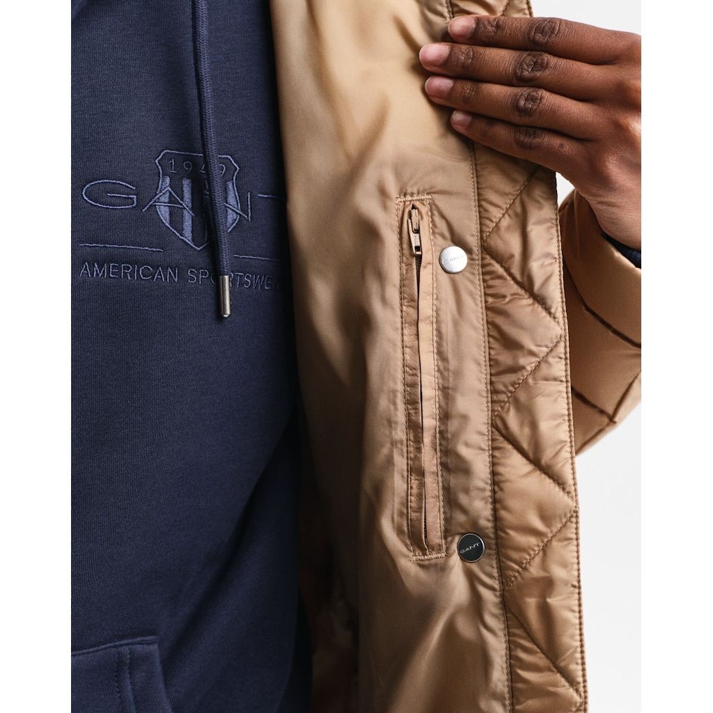 GANT Striukė moterims, Chaki, LIGHT DOWN JACKET 4