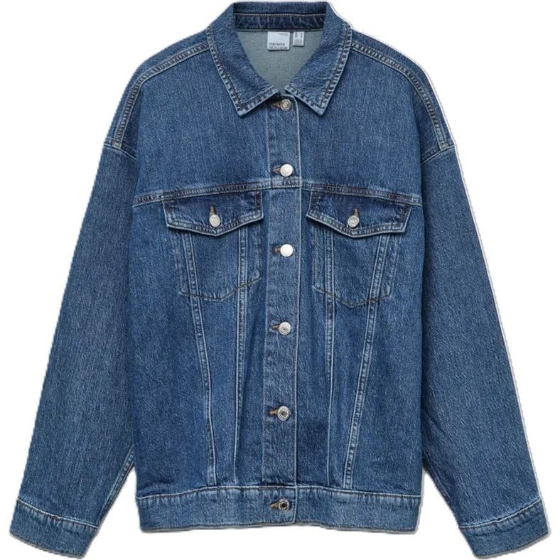 VERO MODA Striukė moterims, Mėlyna, Tessa oversize denim jacket 1
