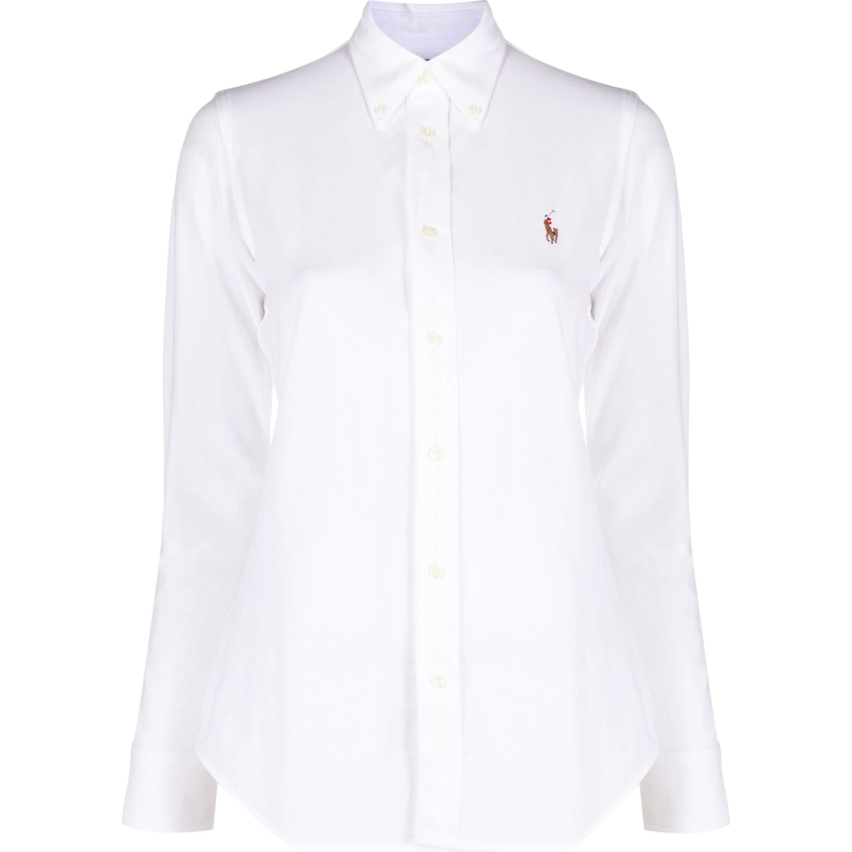 POLO RALPH LAUREN Palaidinės moterims, Balta, Heidi long sleeve shirt 1