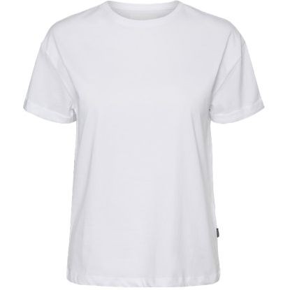 NOISY MAY Marškinėliai moterims, Balta, Nmbrandy t-shirts 1