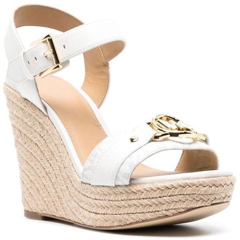 MICHAEL KORS Espadrilės moterims, Balta, Rory wedge espadrille 1