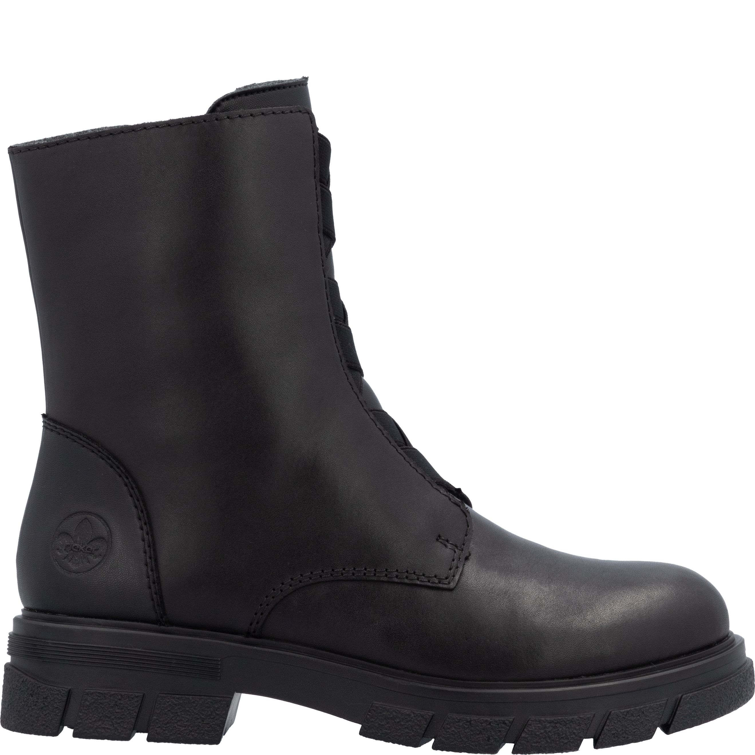 RIEKER Aulinukai moterims, Juoda, Ladies mid height boots 3