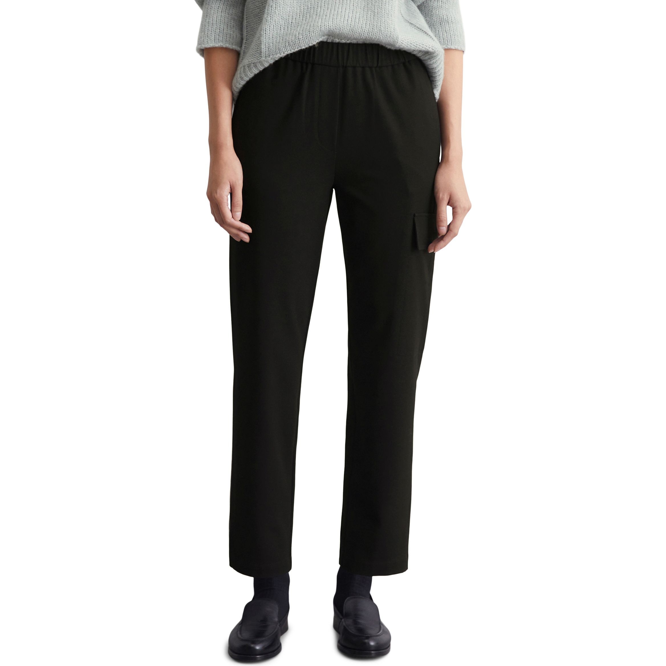 MARC O'POLO Kelnės moterims, Juoda, Pants 410015710477 2