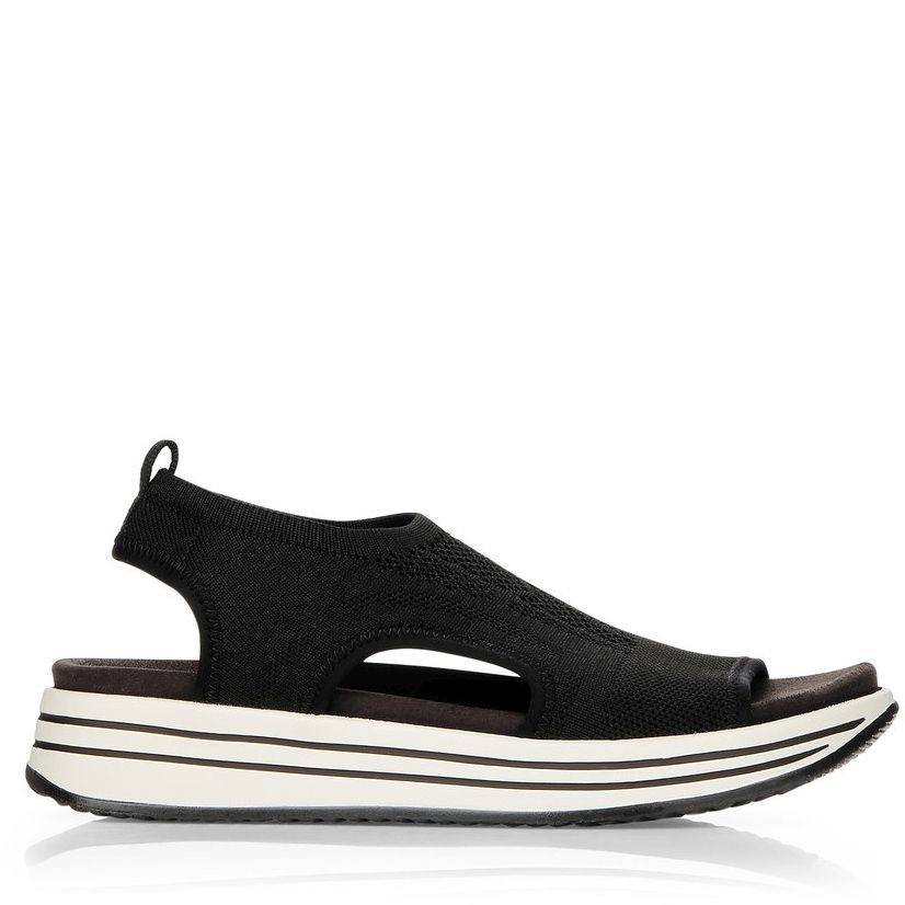 REMONTE Basutės moterims, Juoda, SANDALS 2