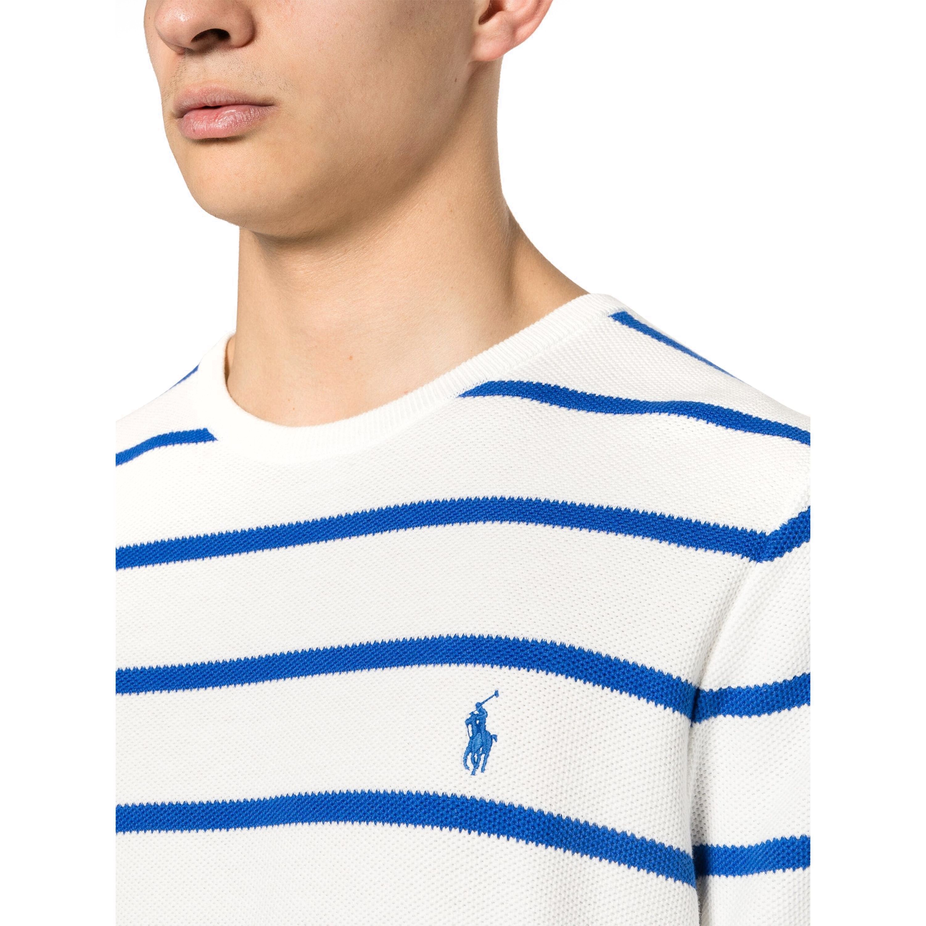 POLO RALPH LAUREN Sportinis nertinis vyrams, Balta, Long sleeve pullover 4