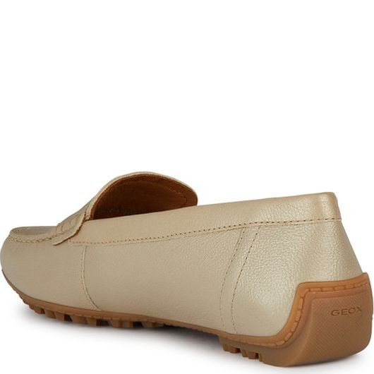 GEOX Mokasinai moterims, Auksinė, Kosmopolis grip moccasins 3