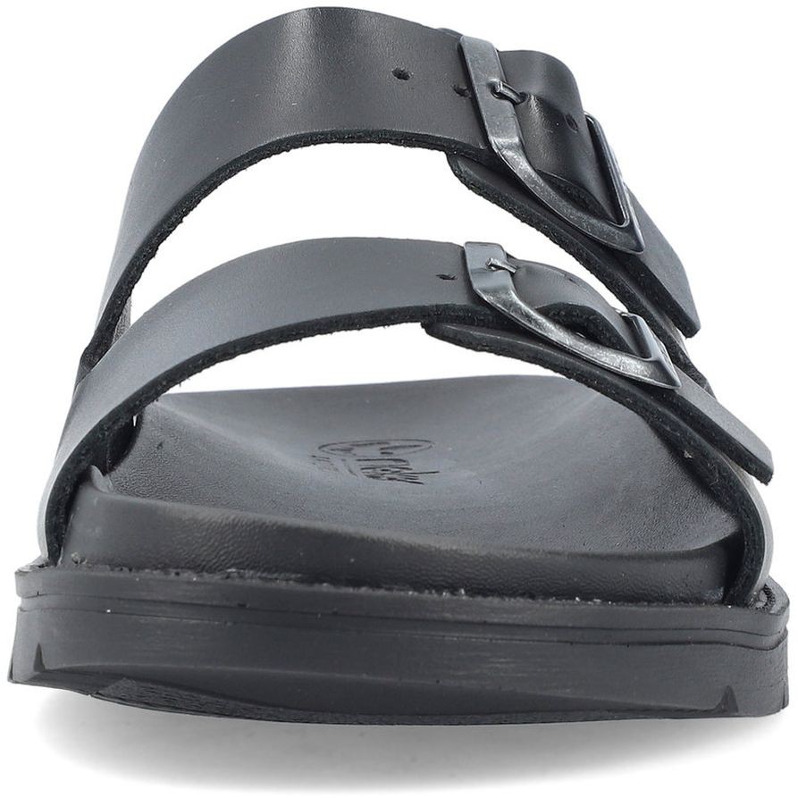 RIEKER Šlepetės vyrams, Juoda, SLIPPERS 13