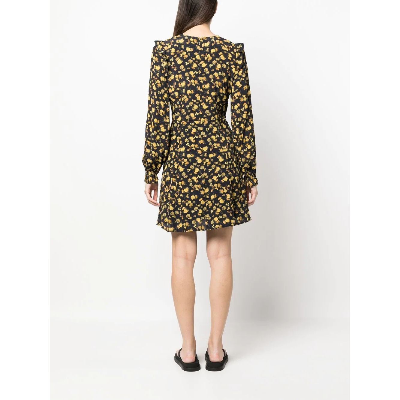 TOMMY HILFIGER Midi suknelė moterims, Marga, Moss crepe rose short dress 4