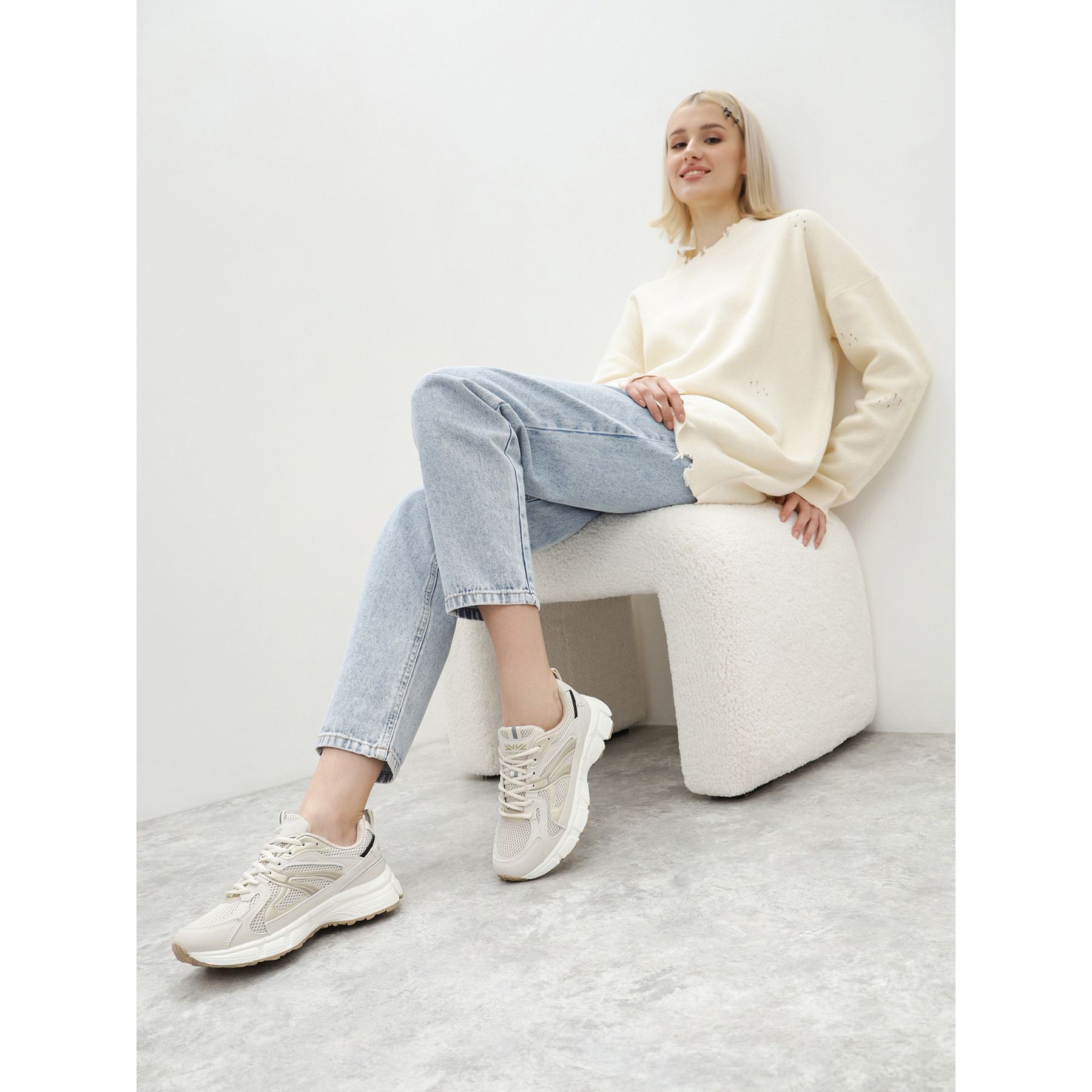 KEDDO Sportbačiai moterims, Smėlio, Sneakers, KEDDO 6