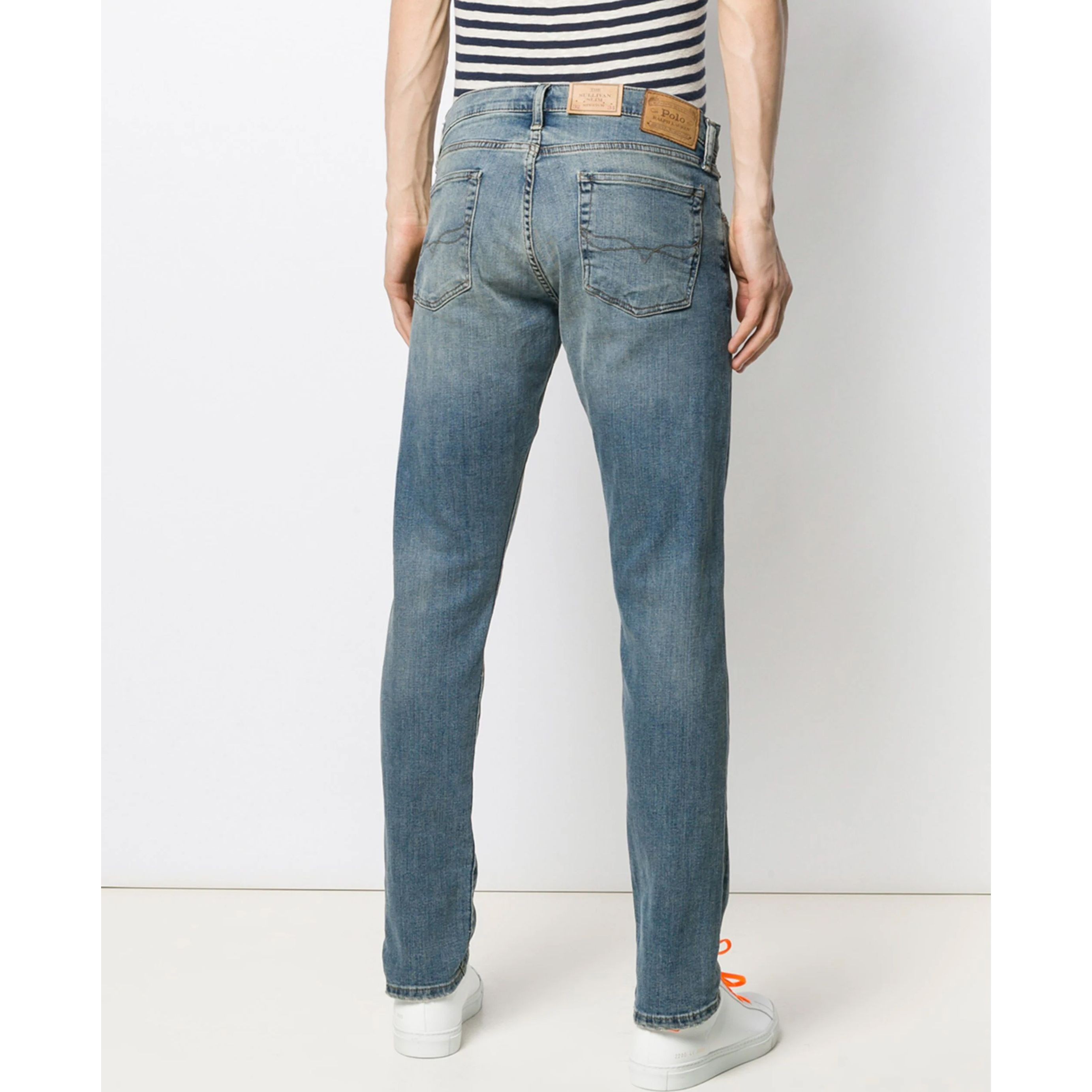 POLO RALPH LAUREN Tiesūs džinsai vyrams, Mėlyna, 5-pocket denim 3