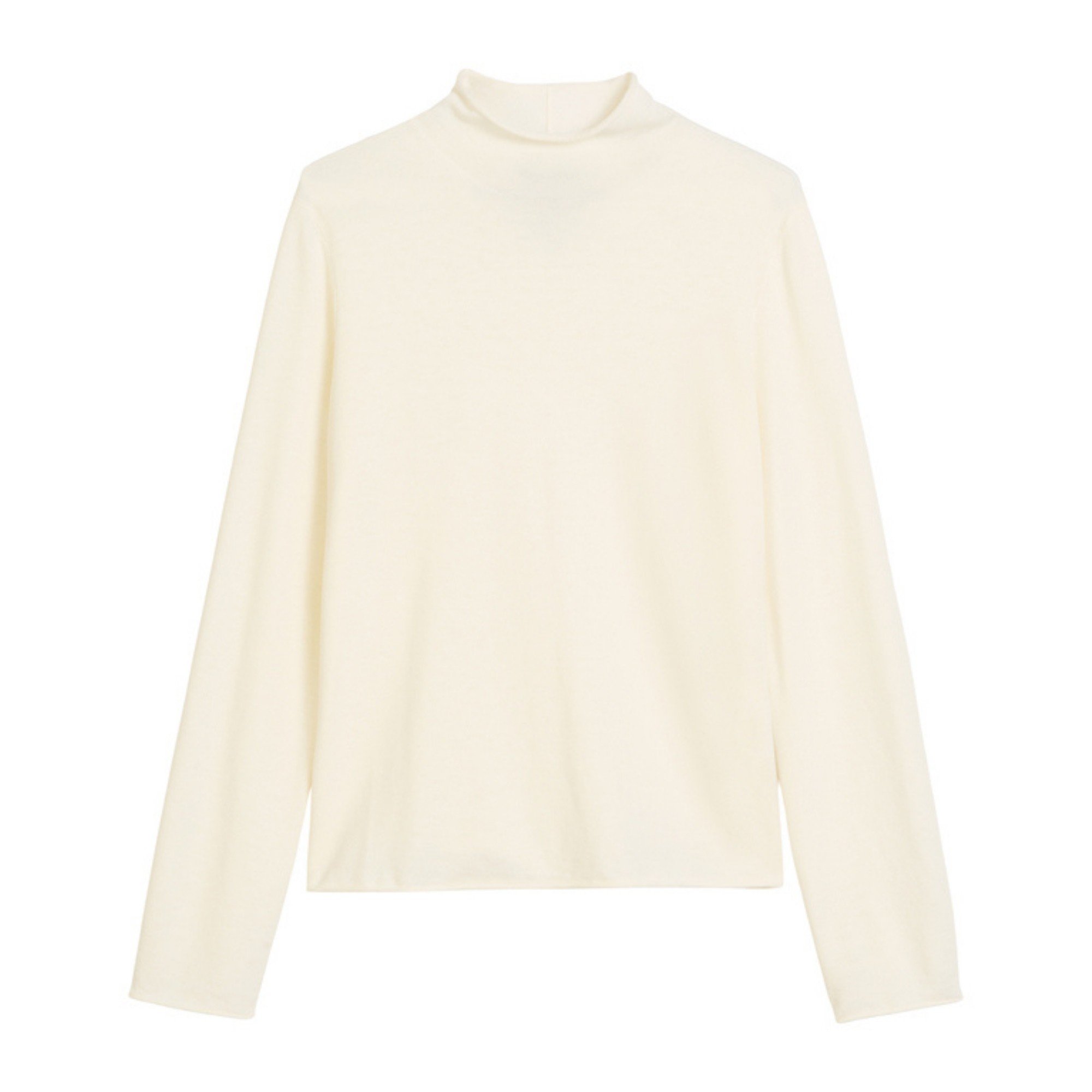 MARC O'POLO Palaidinės aukštinta apykakle moterims, Balta, 510608060215 Turtn tops