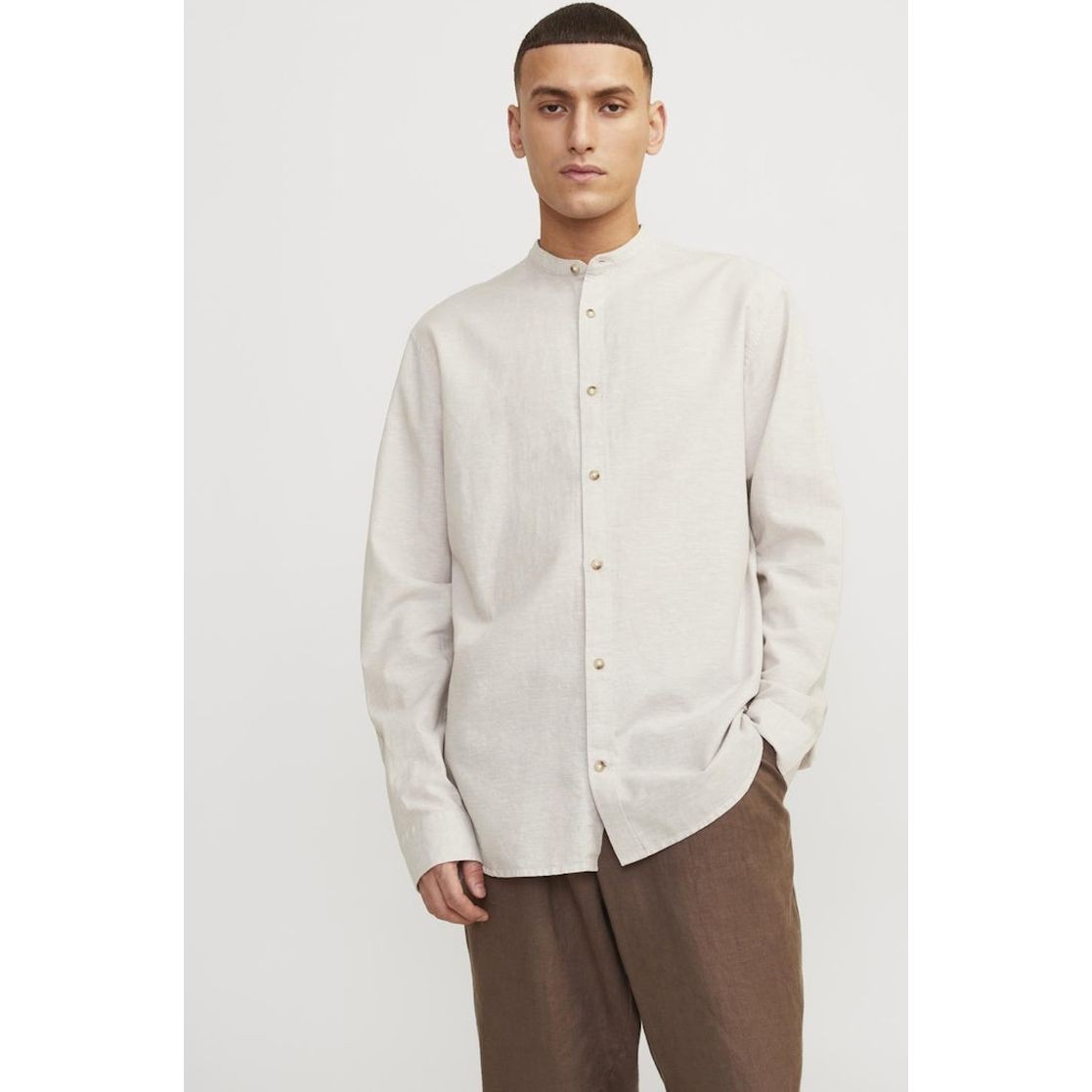 JACK & JONES Marškiniai vyrams, Ruda, Jjesummer shirts 2