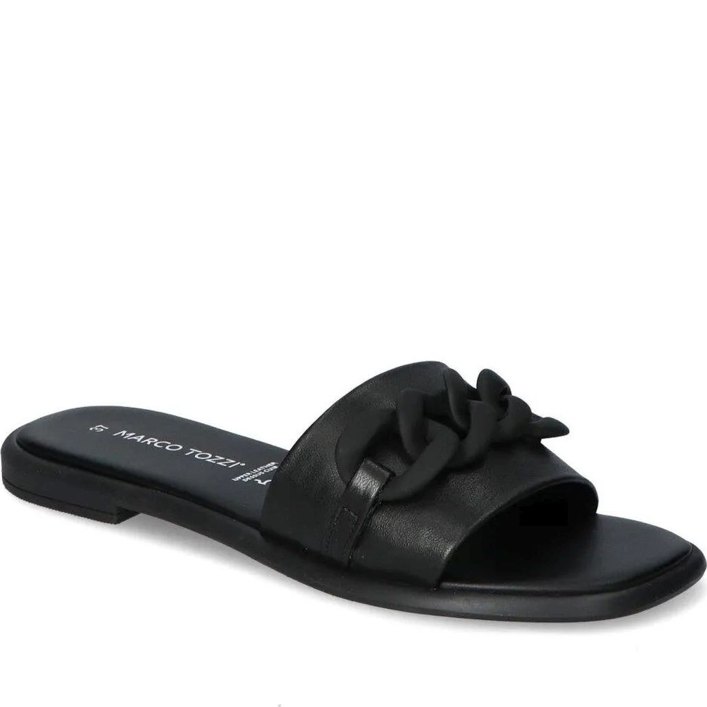 MARCO TOZZI Šlepetės moterims, Juoda, SLIPPERS 1