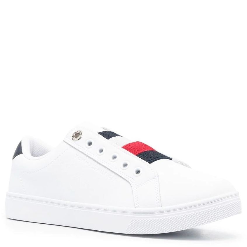TOMMY HILFIGER Sportiniai bateliai moterims, Balta, ESSENTIAL SLIP ON SNEAKER 1