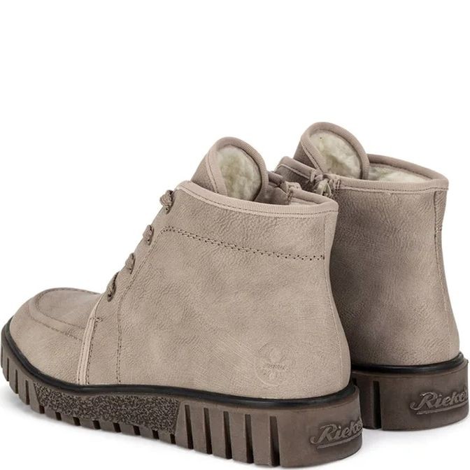 RIEKER Aulinukai moterims, Smėlio, Ladies mid height boots 3