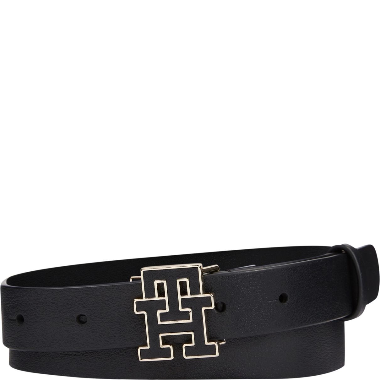 TOMMY HILFIGER Diržas moterims, Juoda, Logo inlay 2.5 belt 1