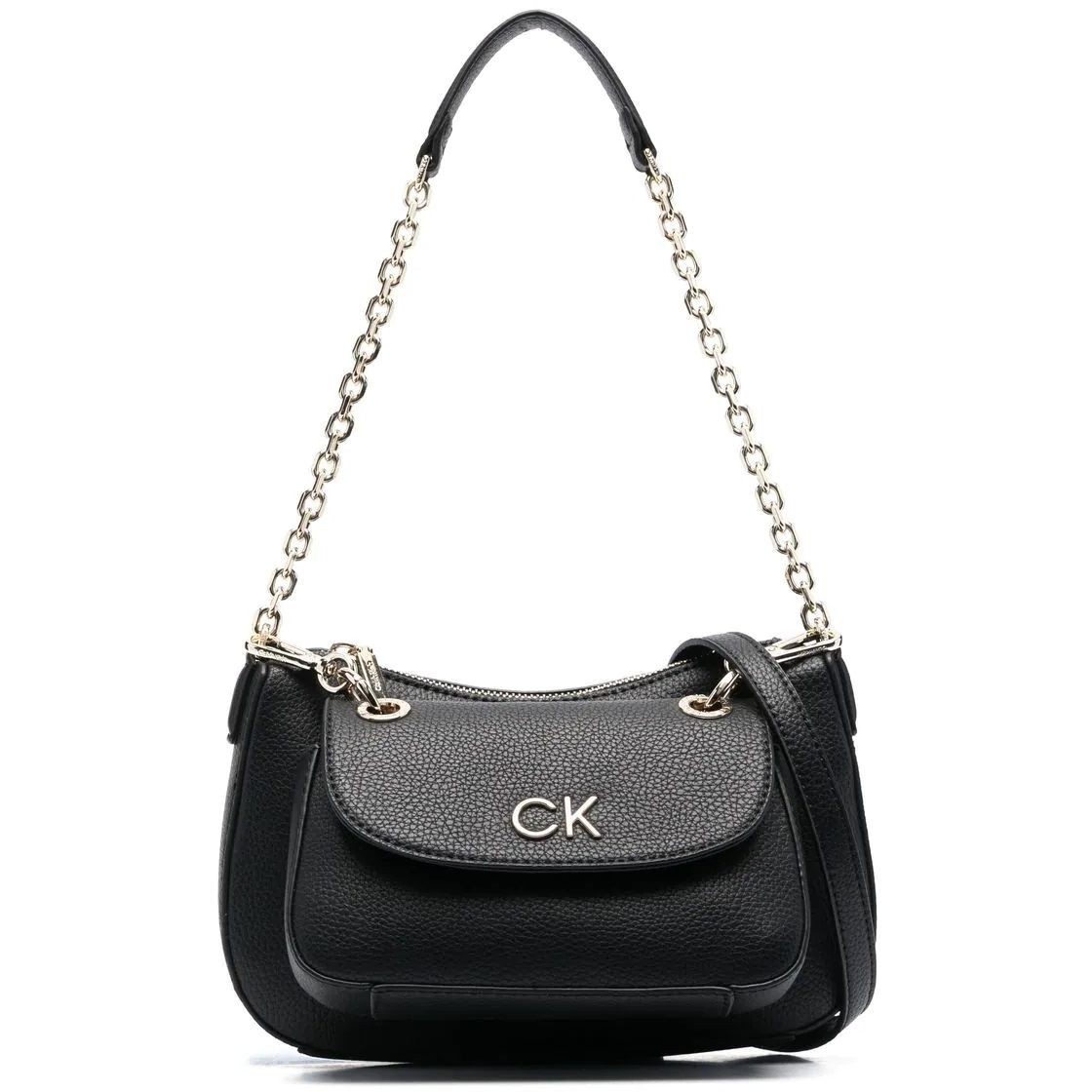 CALVIN KLEIN Rankinė per petį moterims, Juoda, RE-LODBL SHOULDER BAG 1
