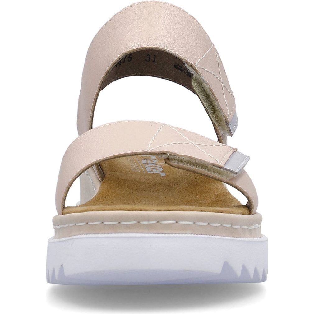 RIEKER Basutės moterims, Rožinė, SANDALS 6