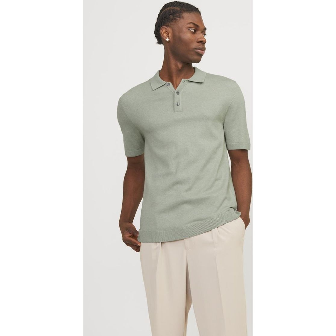 JACK & JONES Megztinis vyrams, Pilka, Jjeemil pullover 2