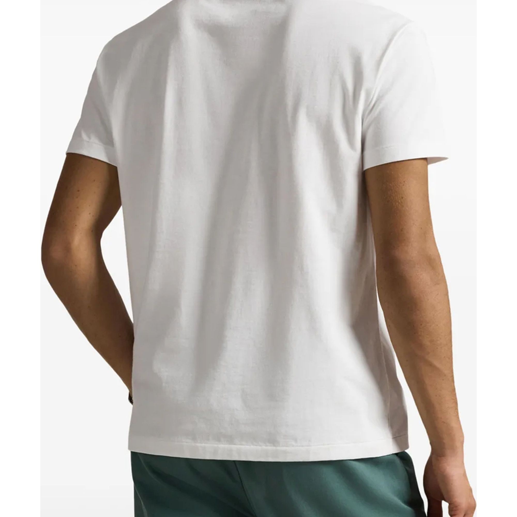 POLO RALPH LAUREN Marškinėliai trump. rankovėmis vyrams, Balta, Knit-t-shirt 3