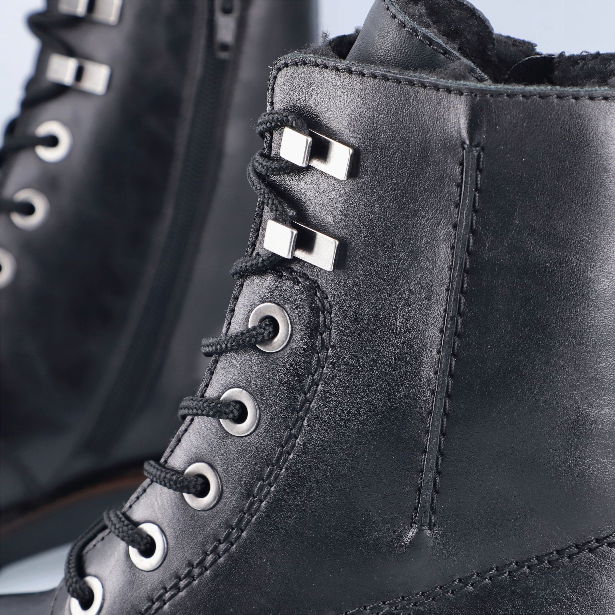 RIEKER Aulinukai moterims, Juoda, Ladies mid height boots 3