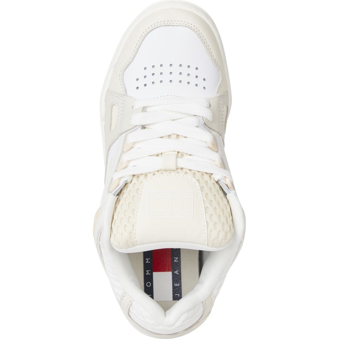 TOMMY JEANS Sportiniai bateliai vyrams, Smėlio, Skater tongue sport shoe 4