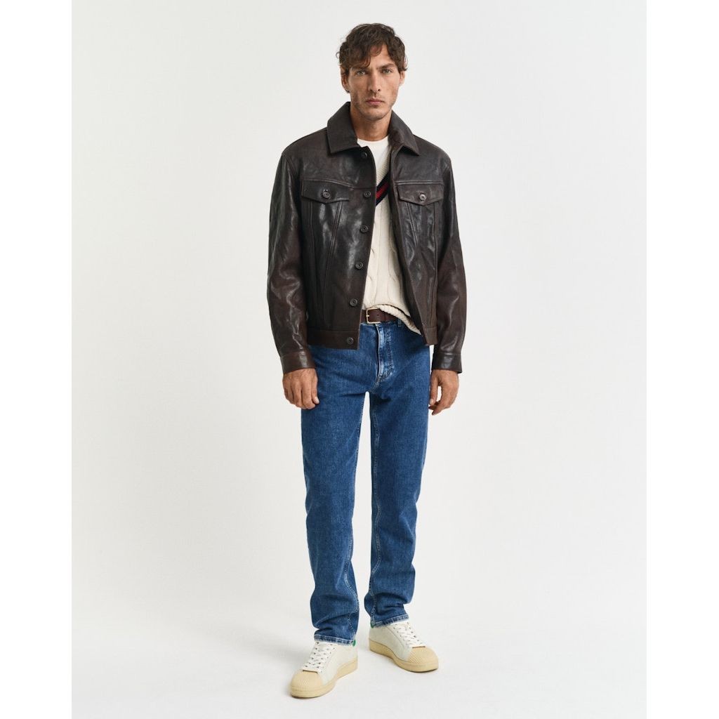 GANT Regular džinsai vyrams, Mėlyna, Reg clean wash jeans 5