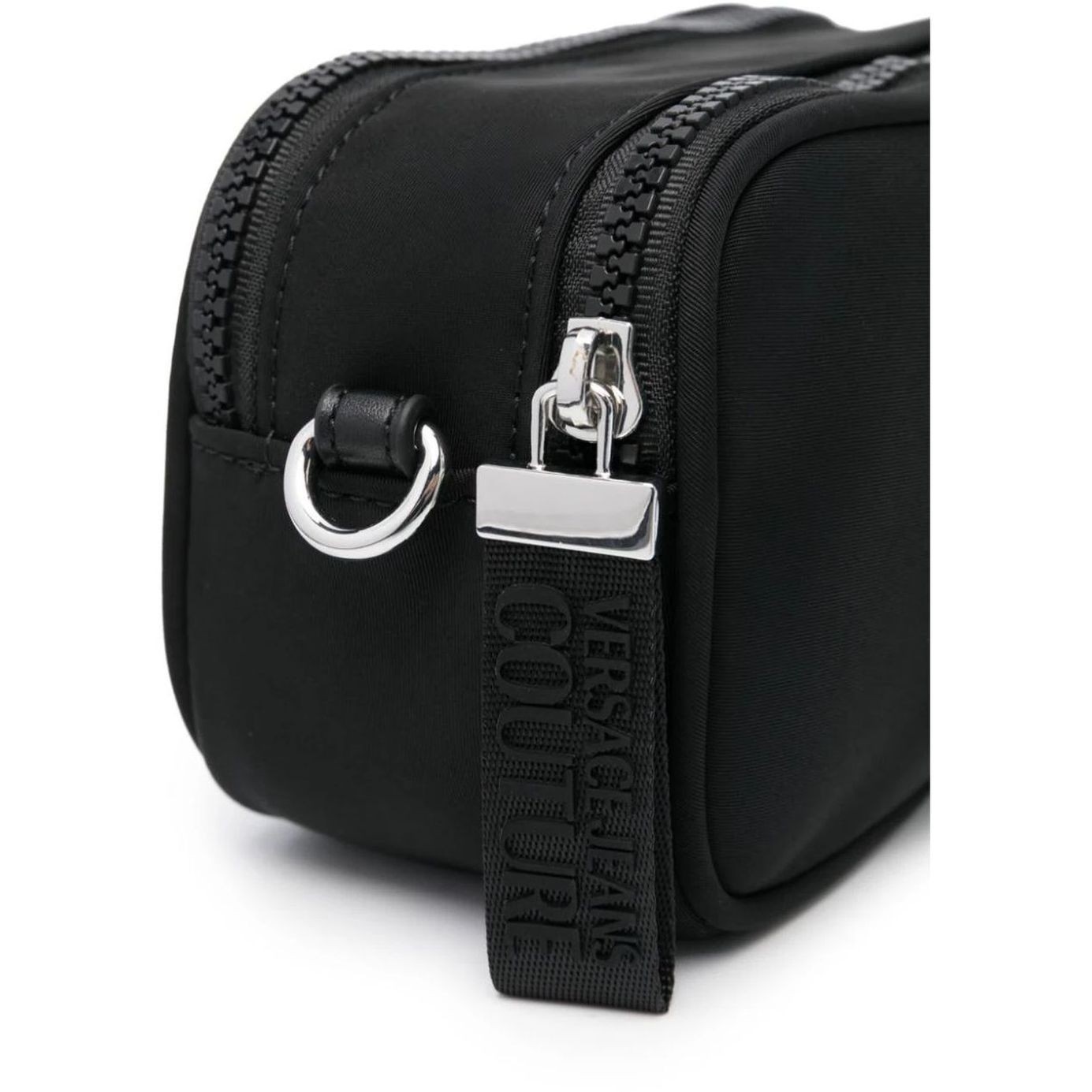 VERSACE JEANS CUTURE Rankinė per petį moterims, Juoda, Sporty logo  crossbody 3