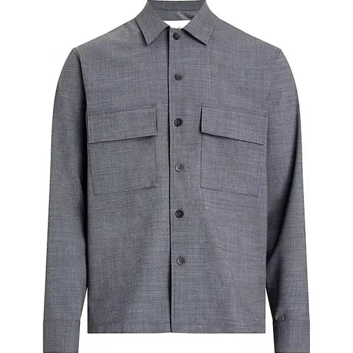 CALVIN KLEIN Midi suknelė vyrams, Juoda, Other dress shirts 1