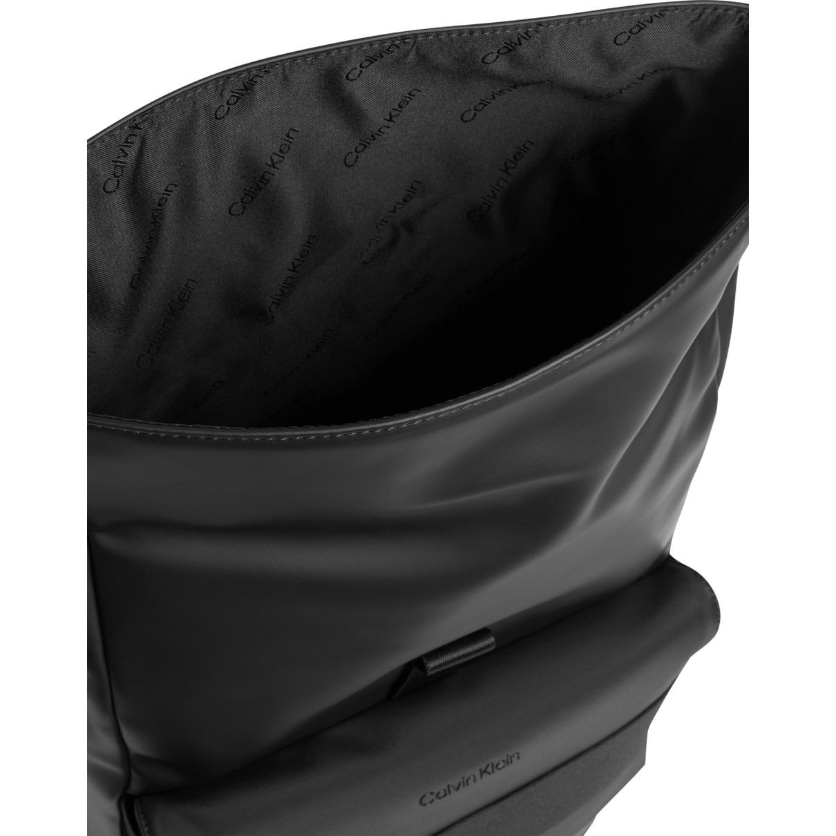 CALVIN KLEIN Kuprinė vyrams, Juoda, Tech rolltop plus backpack 3