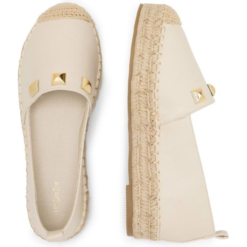 DEEZEE Bateliai - moterims, Smėlio, SHOES 3