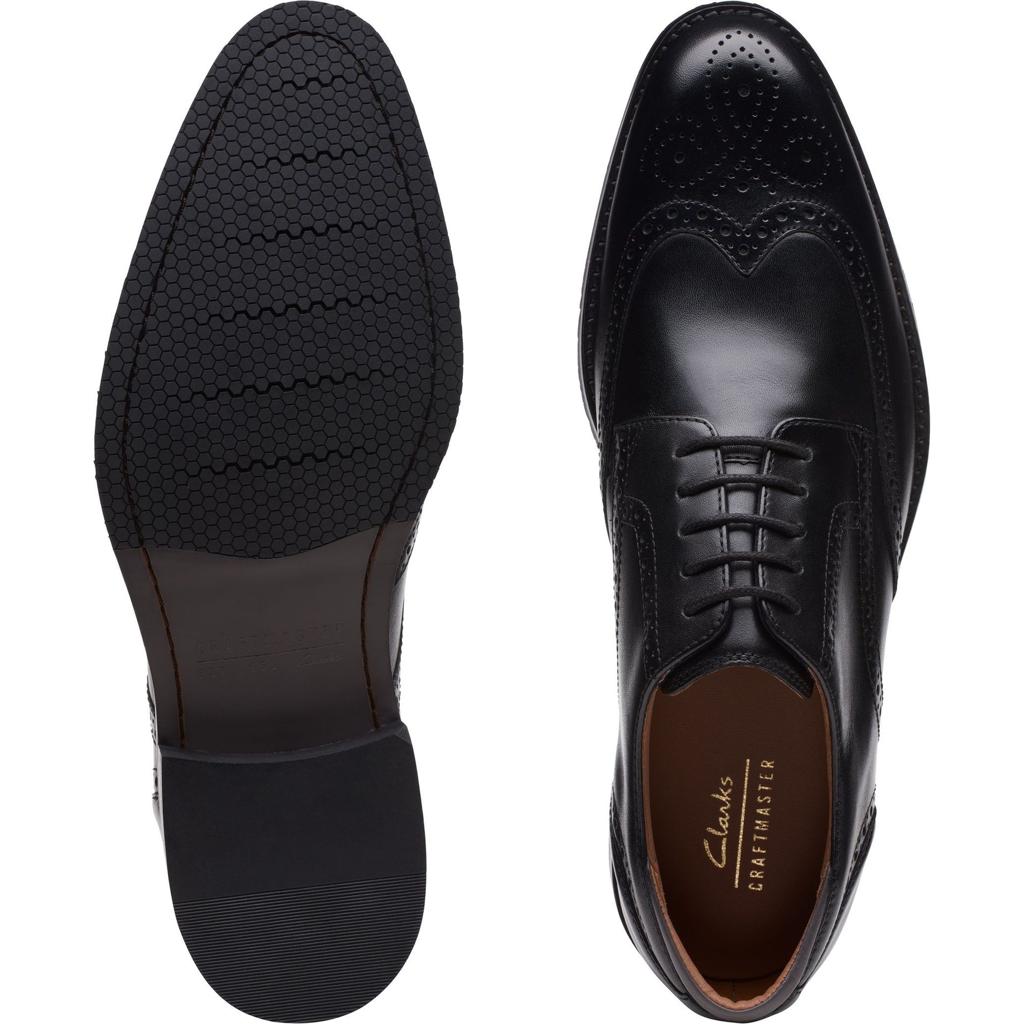 CLARKS Klasikiniai batai vyrams, Juoda, CraftArloLimit formal 7