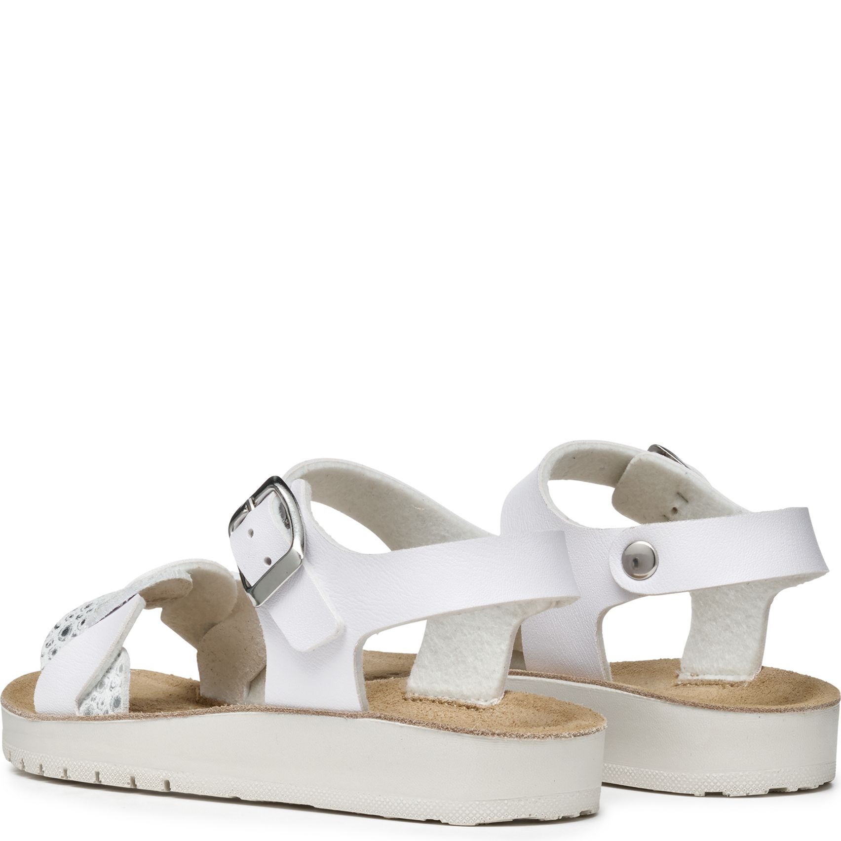 GEOX Basutės mergaitėms, Balta, Costarei sandals 3