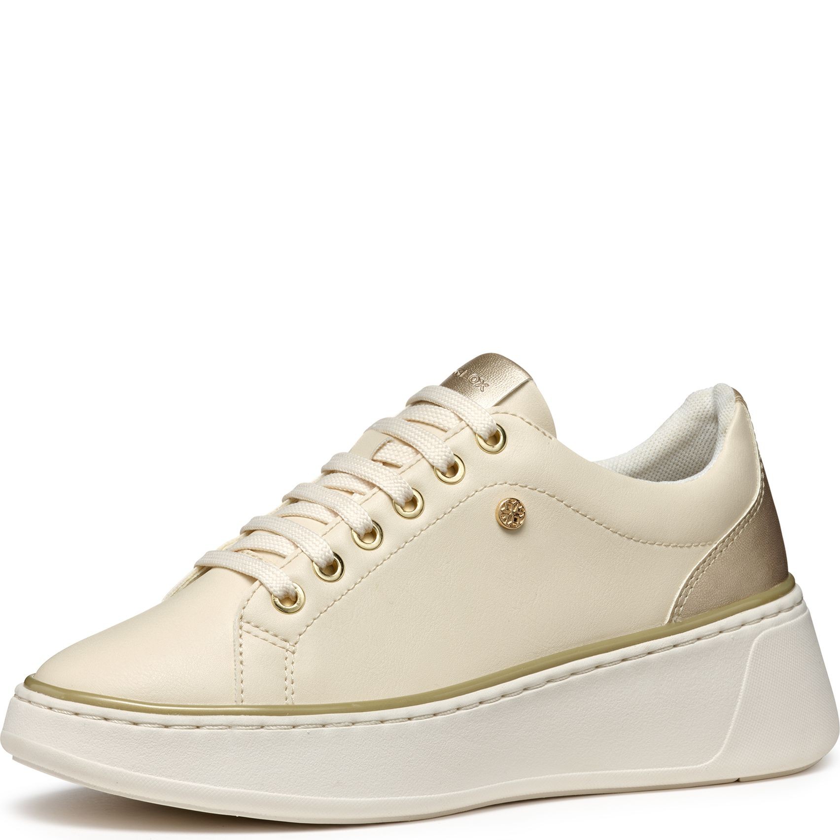 GEOX Laisvalaikio bateliai moterims, Smėlio, Sunnetty leisure 2