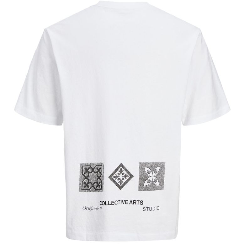 JACK & JONES Marškinėliai vyrams, Balta, Noho mono tee 2