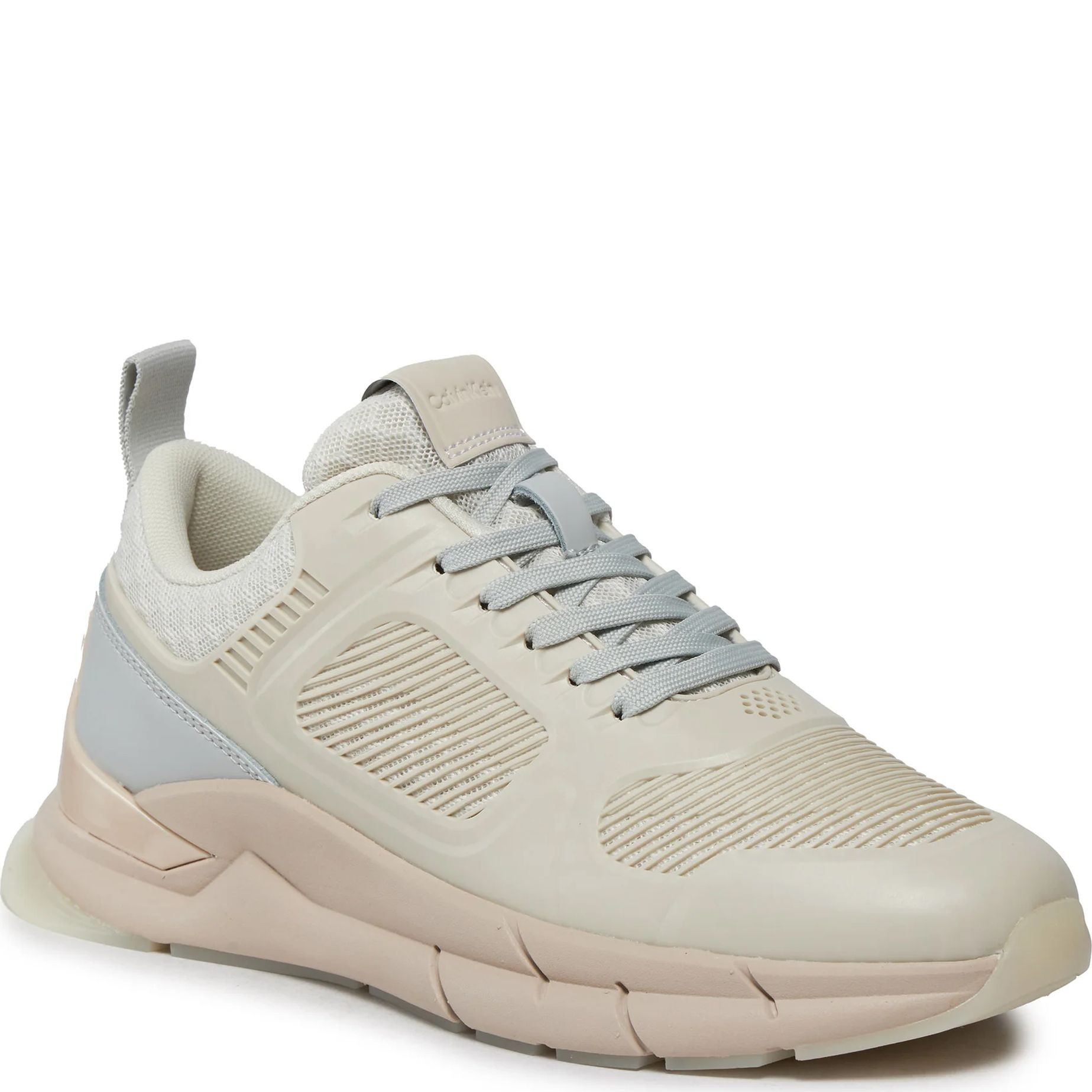 CALVIN KLEIN Laisvalaikio bateliai moterims, Smėlio, Lace up - caged leisure 1
