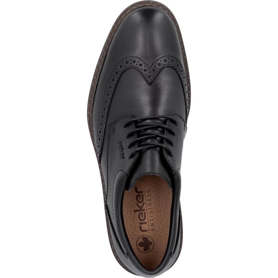 RIEKER Klasikiniai batai vyrams, Juoda, Men's shoes 5