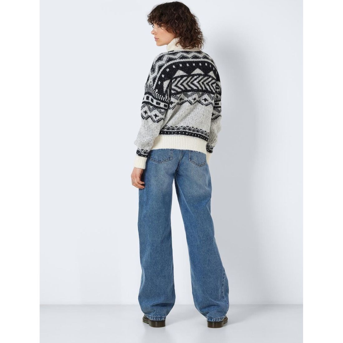 NOISY MAY Megztinis su kaklu moterims, Marga, Share roll neck knit 4