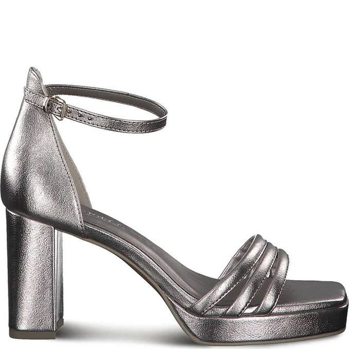 MARCO TOZZI Basutės moterims, Sidabrinė, SANDALS 2