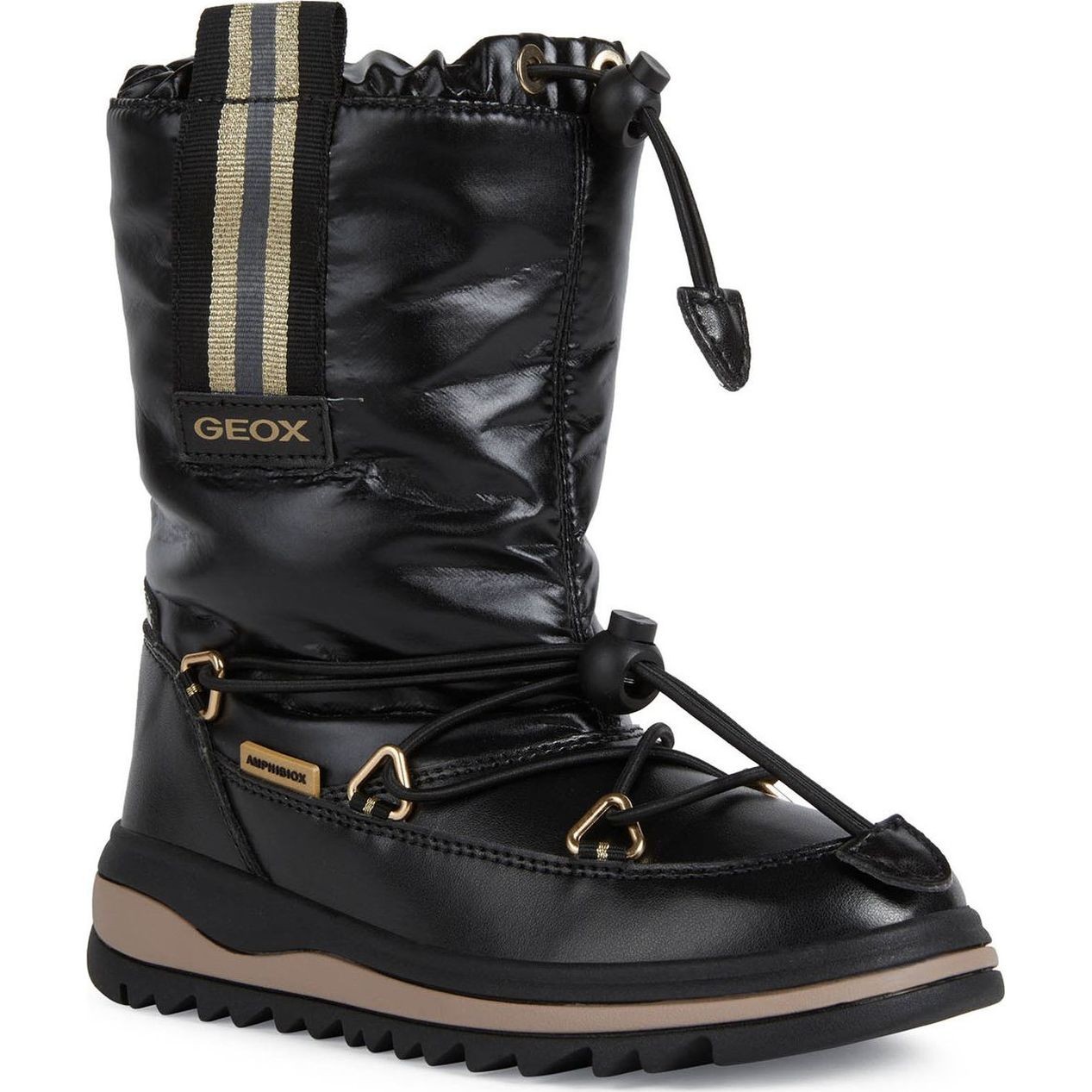 GEOX Aulinukai mergaitėms, Juoda, ADELHIDE AB BOOTIES 1