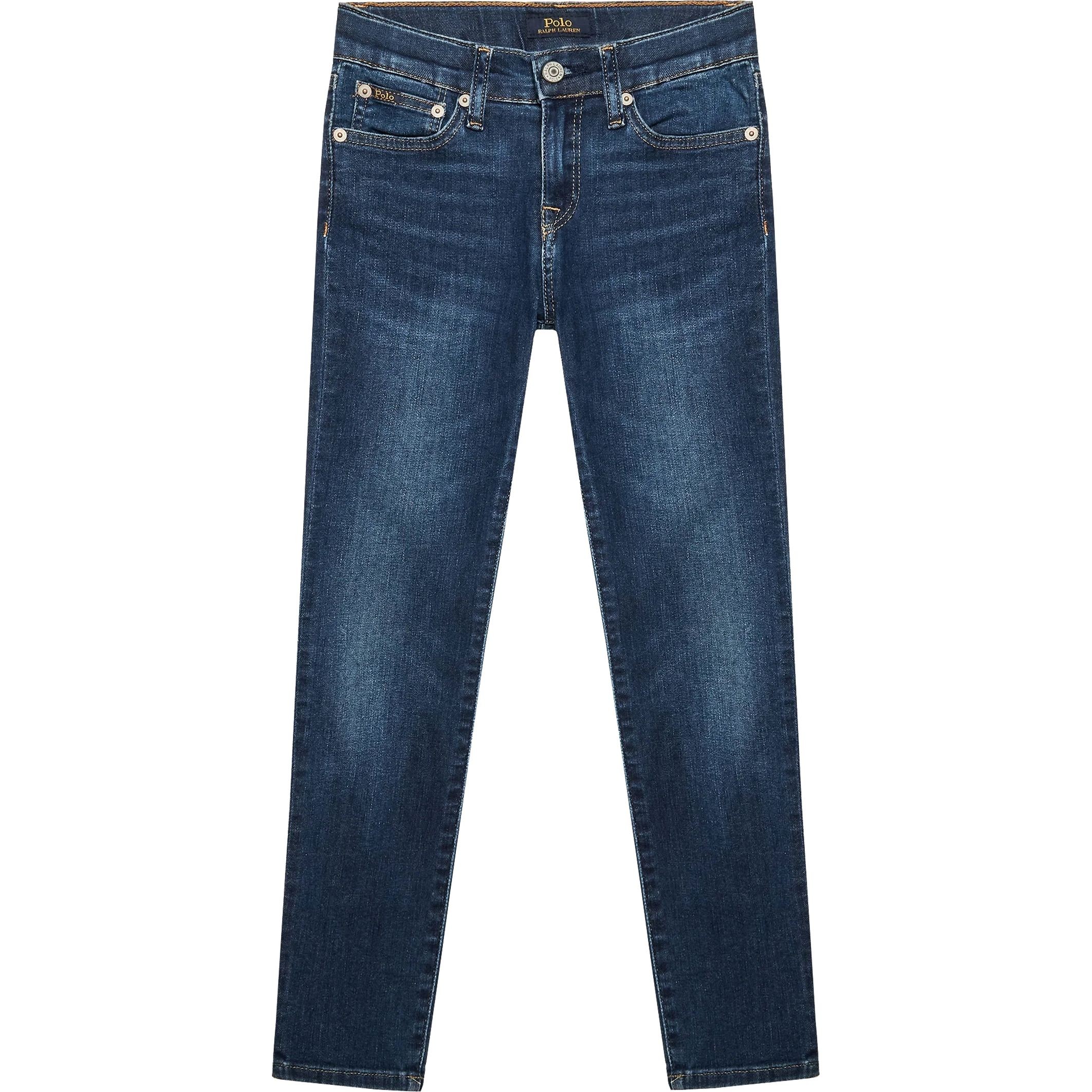 RALPH LAUREN KIDS Aptempti džinsai mergaitėms, Mėlyna, Aubrie denim legging  (7-16) 1