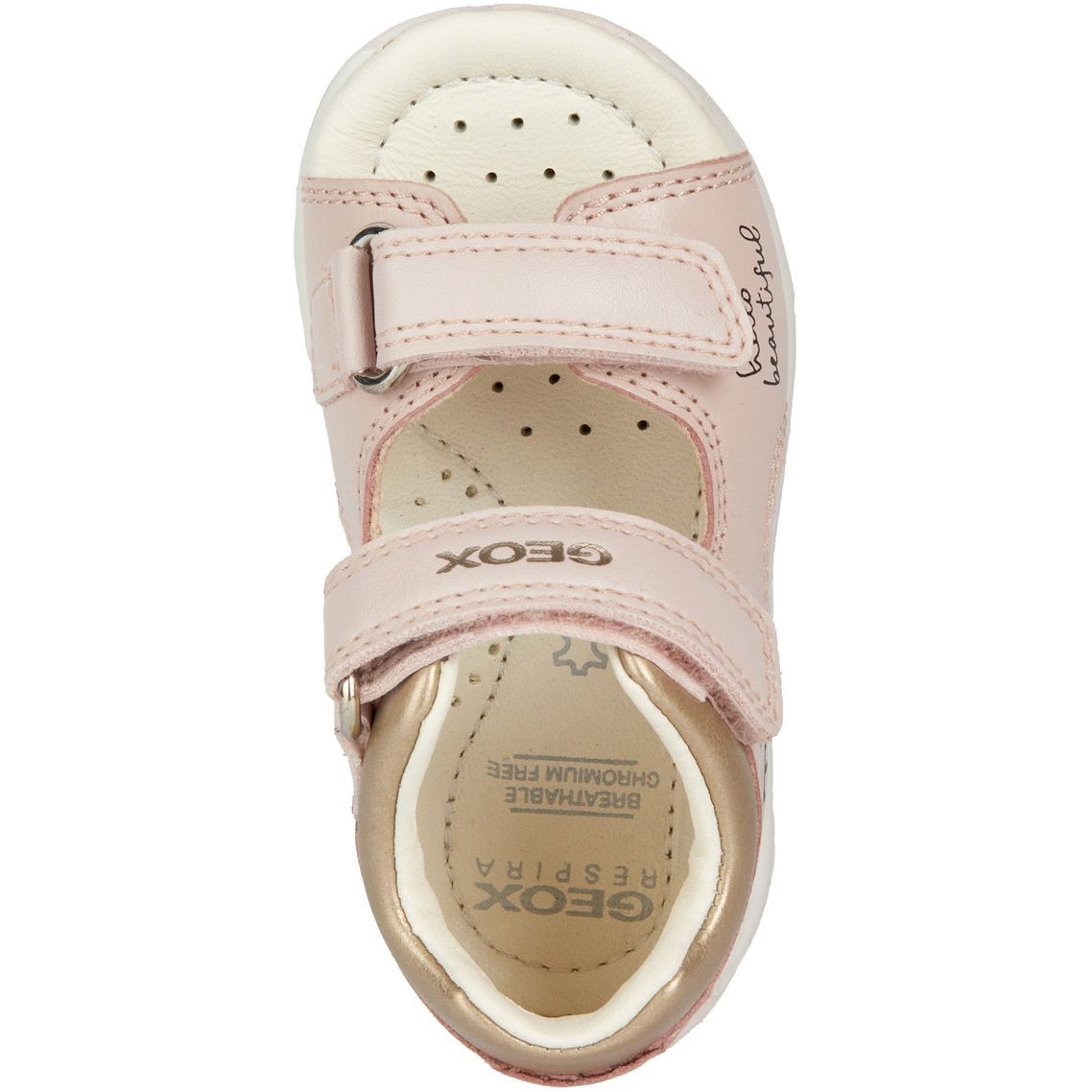 GEOX Basutės mergaitėms, Rožinė, SANDALS TAPUZ 5