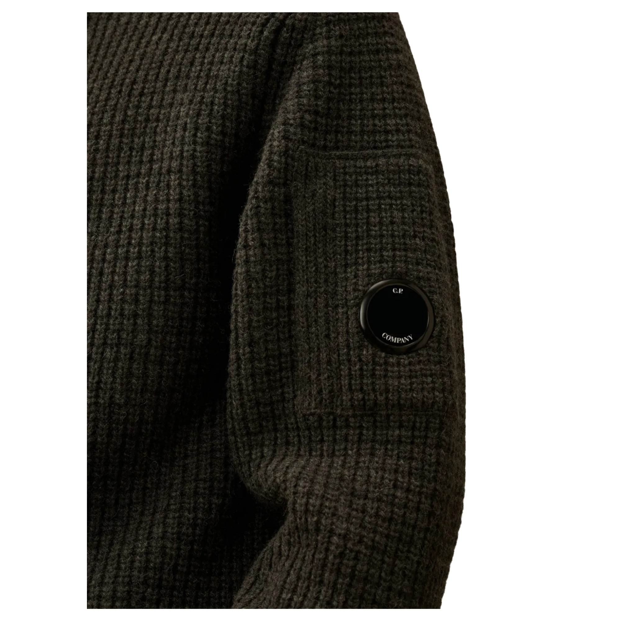 C.P. COMPANY Kardiganas vyrams, Ruda, Cardigan 4