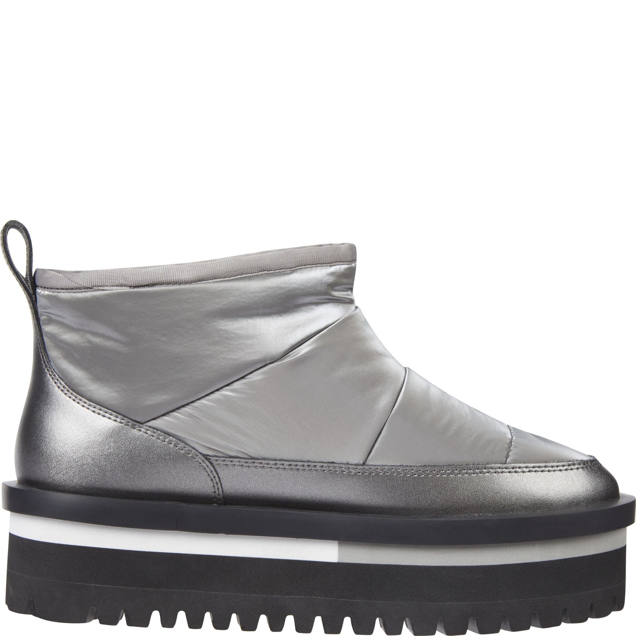 TOMMY JEANS Pašiltinti aulinukai moterims, Sidabrinė, Flatform boot 5