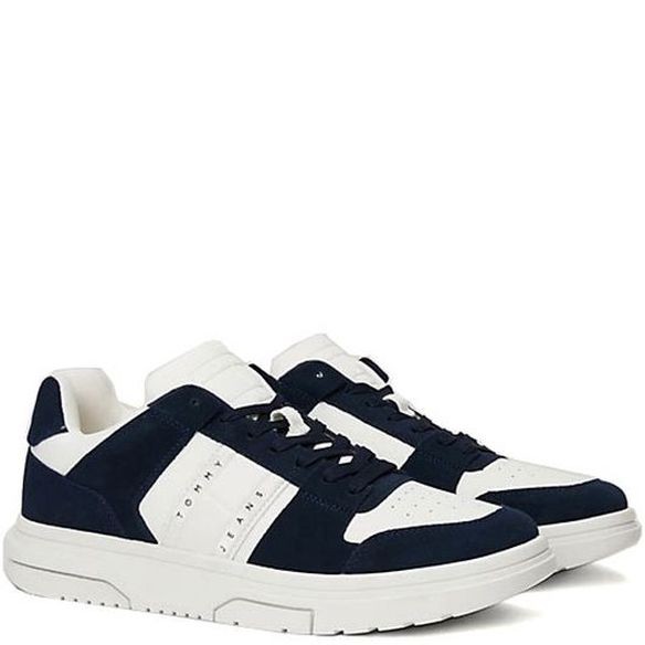 TOMMY JEANS Laisvalaikio bateliai vyrams, Mėlyna, The brooklyn leisure 1